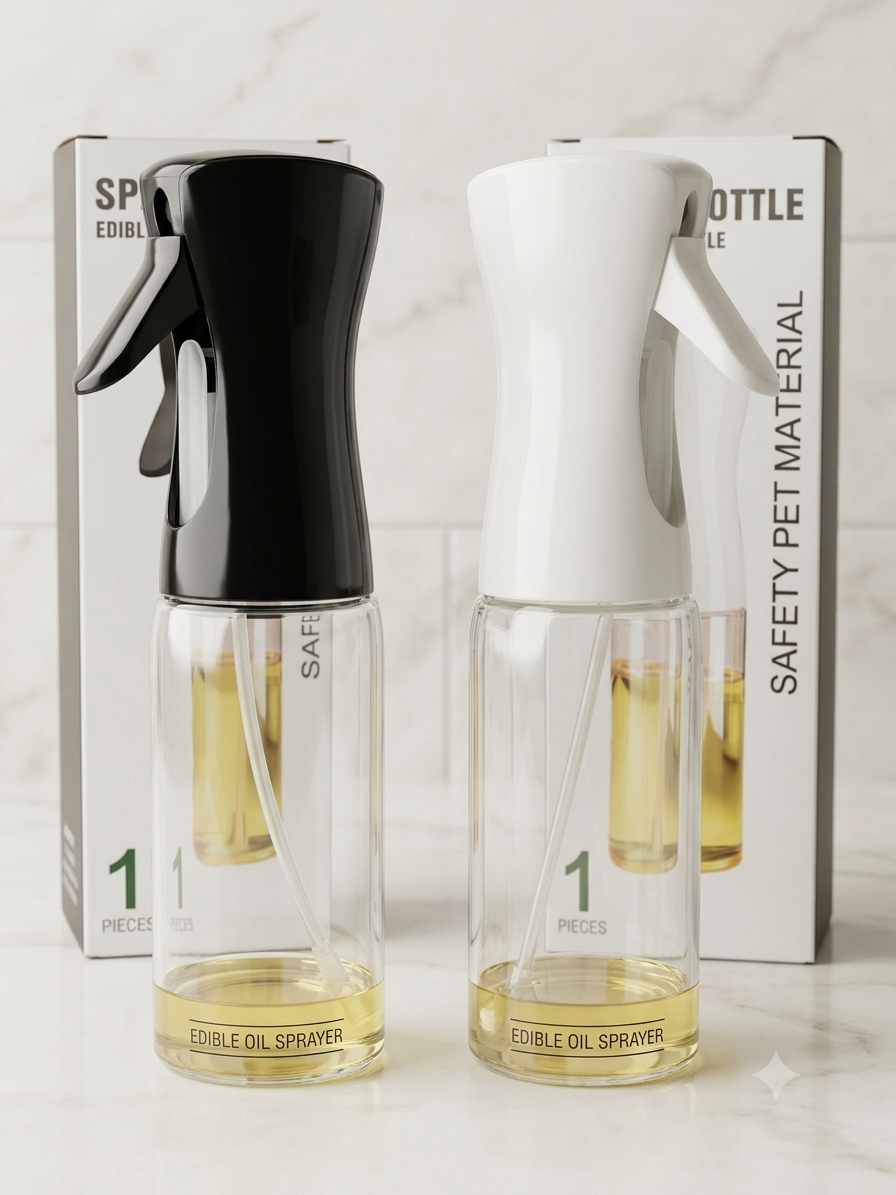 Bhumi Premium High-Pressure Aerosol-Free Cooking Oil  Spray Bottle (200ml)